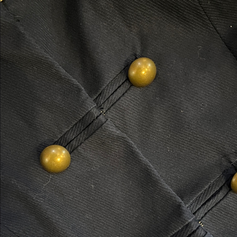 🌻3/$15🌻 H&M women’s Dark Blue Military Jacket - Picture 4 of 10
